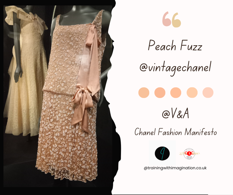 Gabrielle Chanel and Peach Fuzz @vintagechanel