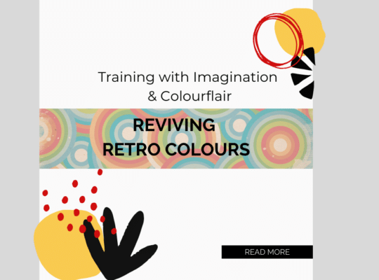 Reviving Retro Colours Blog Title and Pattern