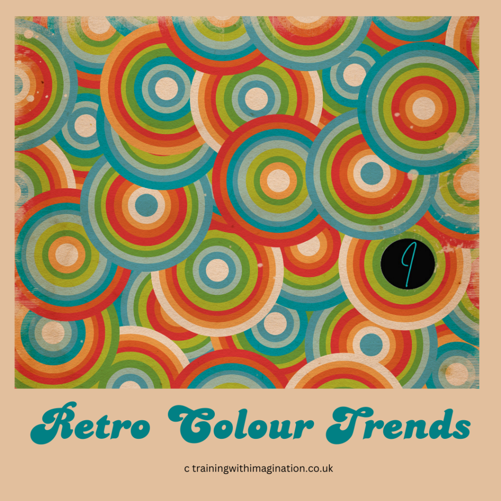 Retro Colour Trends 70s swirls